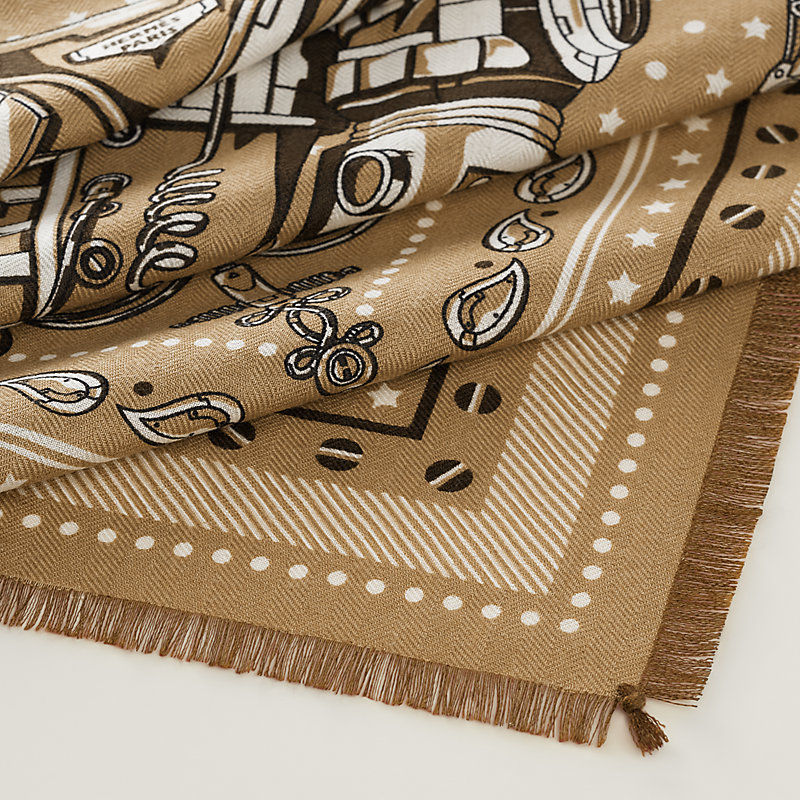 Neo Brandebourgs Bandana Frange scarf 65 | Hermès USA